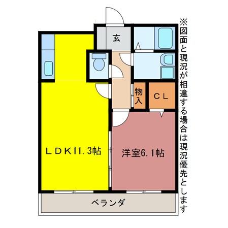 桜ヶ丘ＬＵＣＫ　ＨＩＬＬの物件間取画像